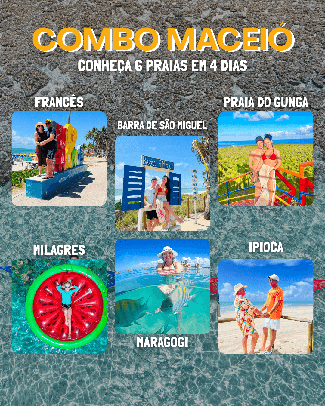 Praia paradisíaca em São Miguel dos Milagres